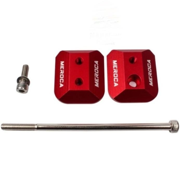 Premium Meroca Mur Baut As Pengunci Roda Pushbike Balance bike Bolt Ladder Nut Hub Roda Wheelset  Pu