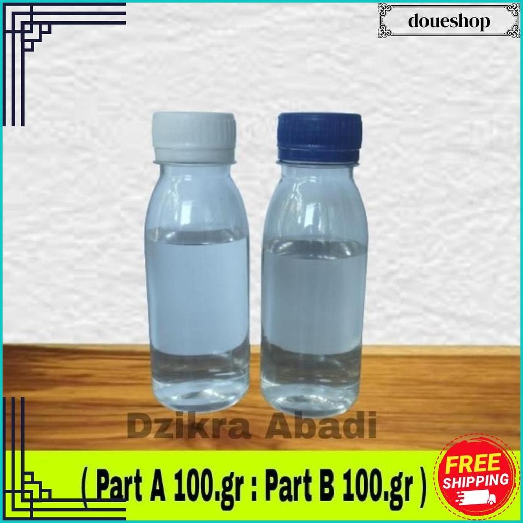 

Epoxy Resin Bening 100 Gr + Hardener 100 Gr Cod