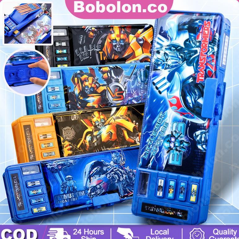 

Promo..!!! Transformer Password Pencil Case Anak Kode Sandi Kunci Kombinasi Tombol Multifungsi Tempat Pensil Dua Sisi Tahan Air Dengan Rautan Pensil Tempat Pensil Berkapasitas Besar Ryu-56