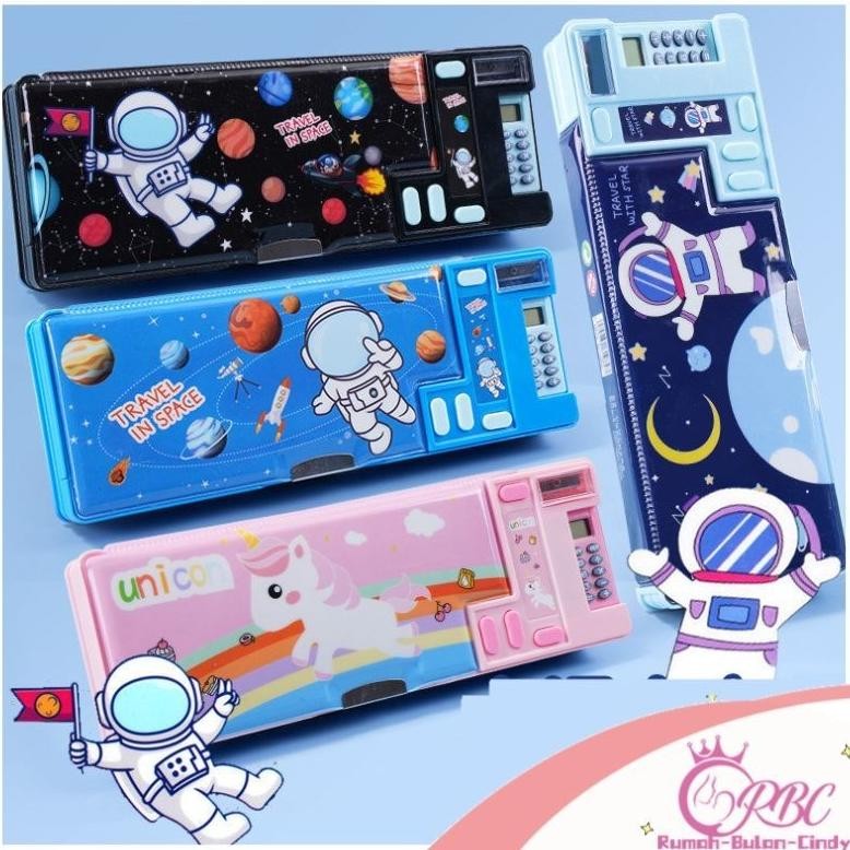 

Eelic [Penjual Lokal] Kotak Pensil Tutup Magnet 2 Sisi + Rautan + Kalkulator Pencil Case Tepak Pensil / Pencil Case / Pencil Case Magnet Kalkulator /Tempat Pensil Calculator / Multifungsi Kotak Pensil Hj-54