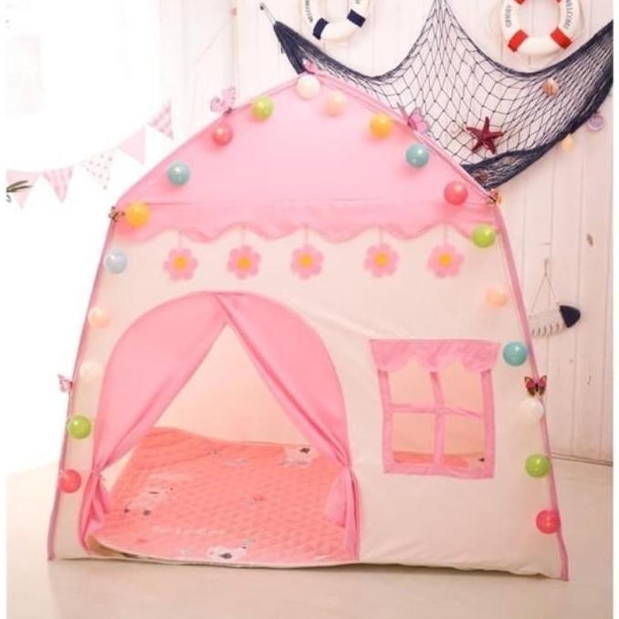 tenda bermain anak bentuk rumah tenda princess anak