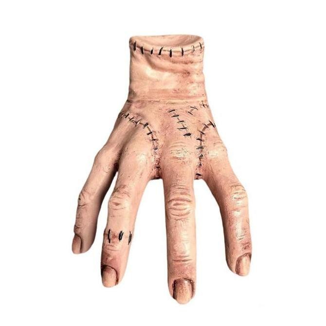 WAHA wednesday addams hand tangan adam mainan prank halloween palm