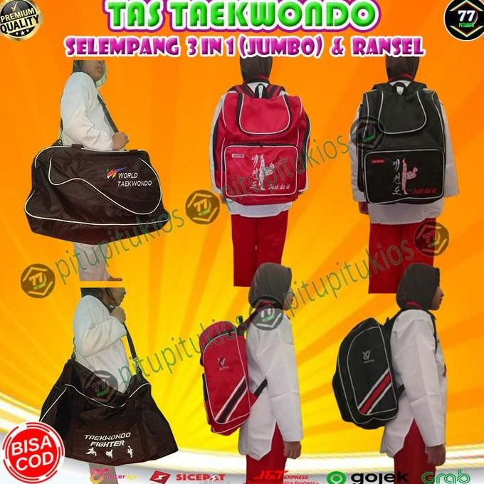 Tas Selempang Pria Tas Rangsel Ransel Slempang Besar Tekwondo Taekwondo Anak Dewasa Murah