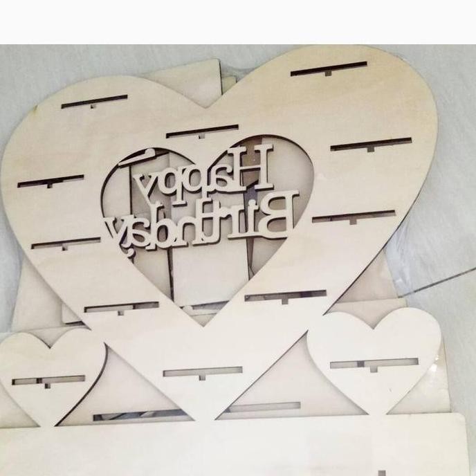 CR - Standing cupcake sangkar burung / rak coklat /rak kue TERLARIS