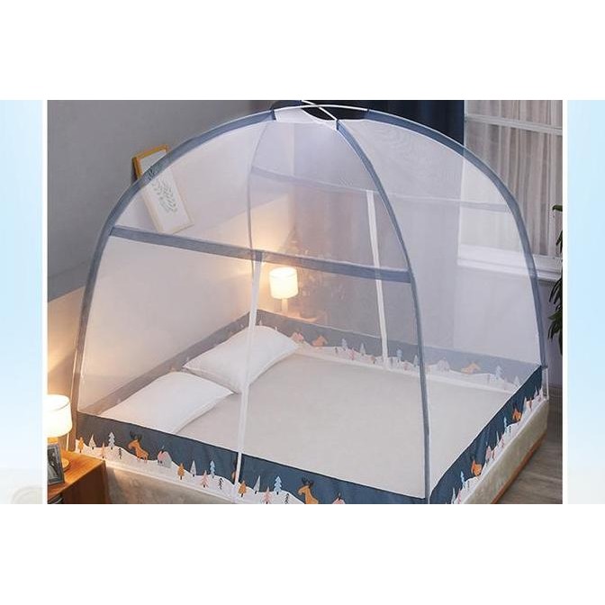 [dikirim dari jakarta] KELAMBU LIPAT 200X220cm/180X200cm ORIGINAL BUTTERFLY JUMBO KELAMBU TENDA KELA