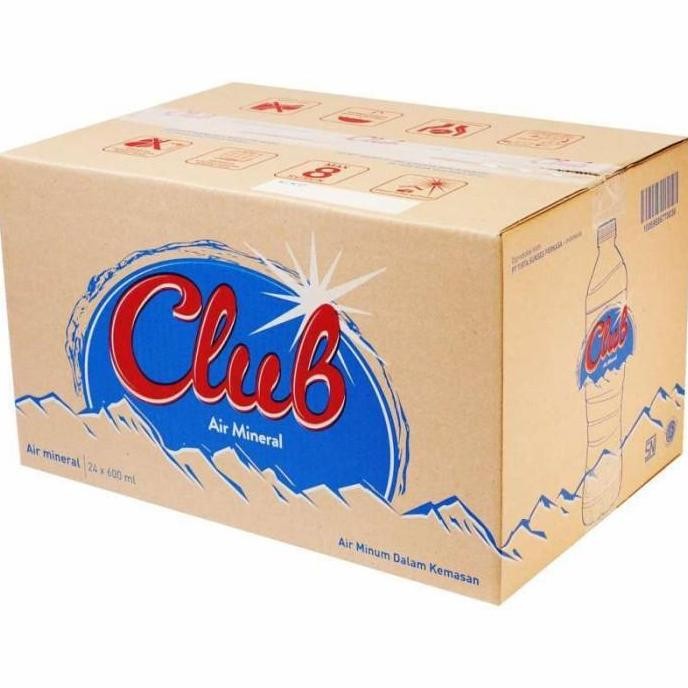

club botol 600ml dus 24 pcs air mineral
