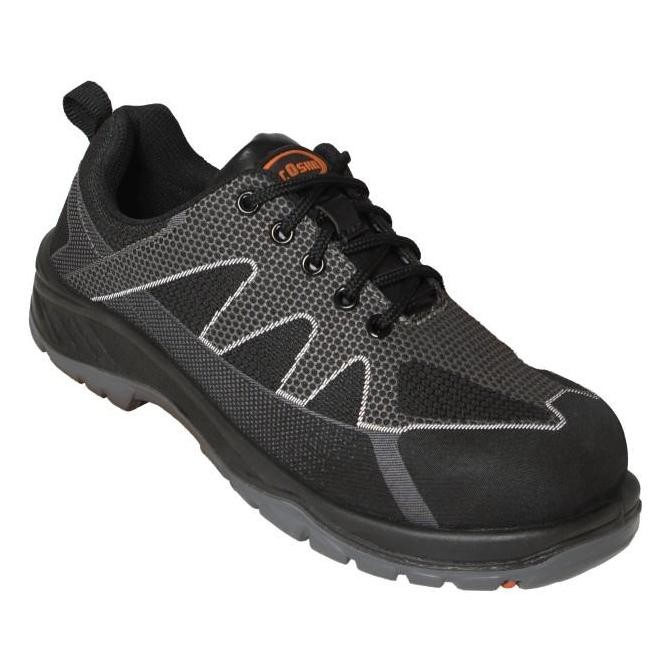 Dr OSHA Wolfar 9107 S1 Composite Safety Shoes - Black