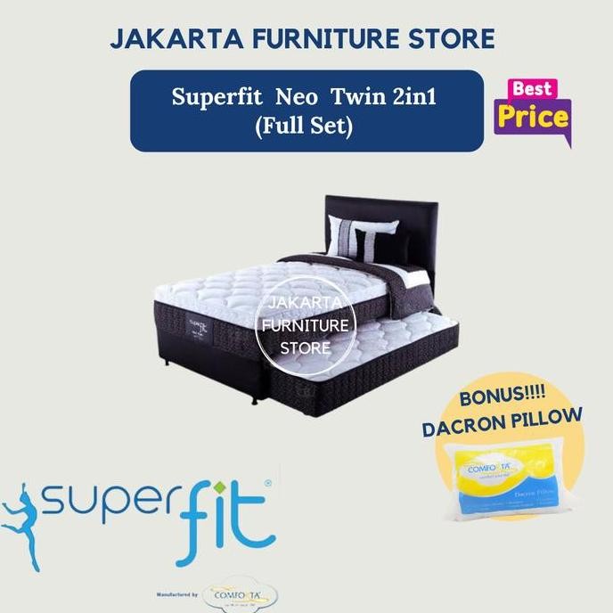 Springbed Comforta Superfit 2in1 Neo Twin uk.120x200