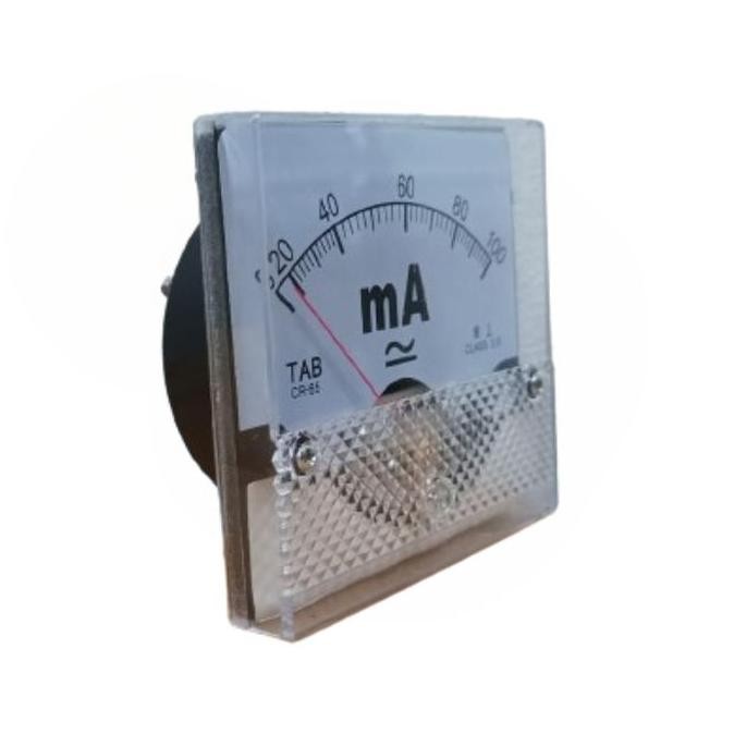 Ampere Meter Analog DC 100 mA CR65 Direct TAB