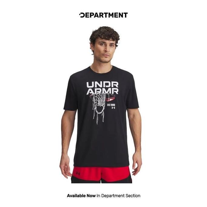 NEW - Kaos Pria UNDER ARMOUR HOOPS NET 908800