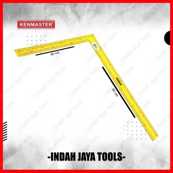 

KENMASTER Siku Baja 40 x 60 cm - Pasekon Penggaris Siku Tukang Ukur