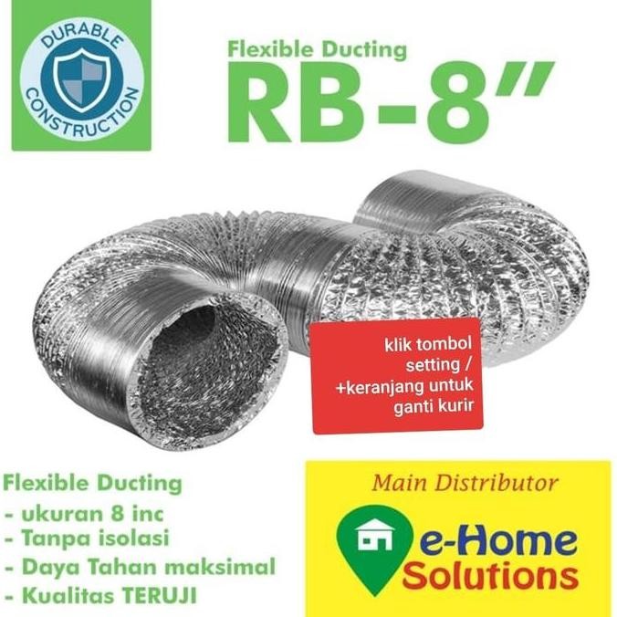 paket flexible ducting 8 inch RESTOCK!