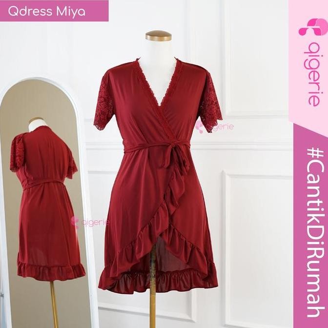 MIYA QIGERIE | Kimono Dress | Daster Kekinian Terbaru | Baju Tidur Sexy LC