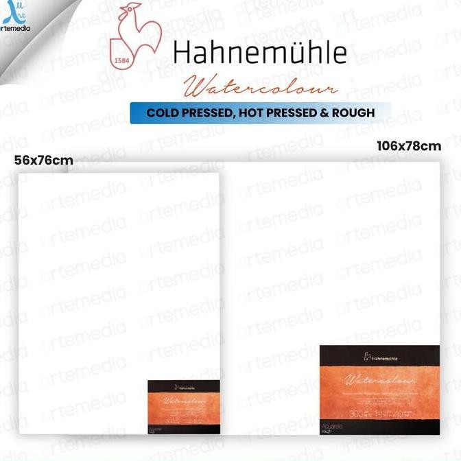 

Hahnemuhle The Collection Watercolor Paper Sheet Kertas Cat Air 300 gsm & 640 gsm