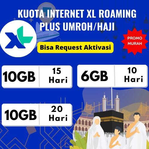 Paket Data Internet Xl Roaming Plus Umroh Haji Full Kuota Murah