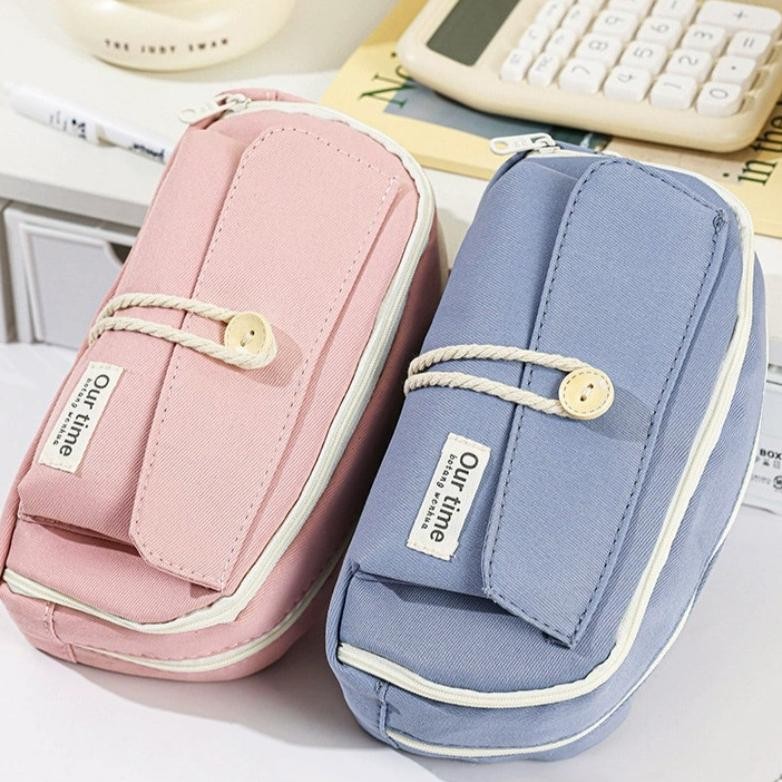 

Bisa Cod Tempat Pensil Desain Multi-Lapis Kapasitas Besar Kotak Pensil Aesthetic Korea At43