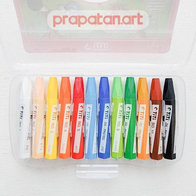 

Titi Oil Pastel 12-55C TI-P | Crayon Minyak