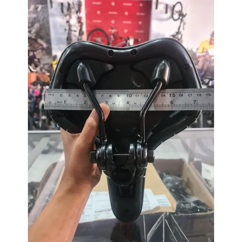 Original SADDLE / SADEL POLYGON COMFORT / BRODWAY with clamp sadel tempat dudukan sepeda