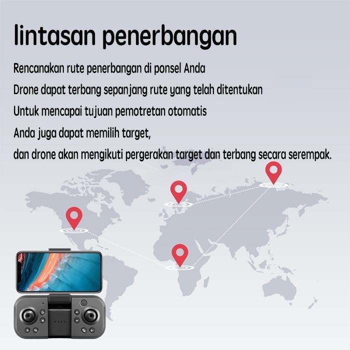 TP Drone R107-6Kdrone camera 6K rc drone pesawat remote control  drone gps Motor Tanpa Sikat Drone K