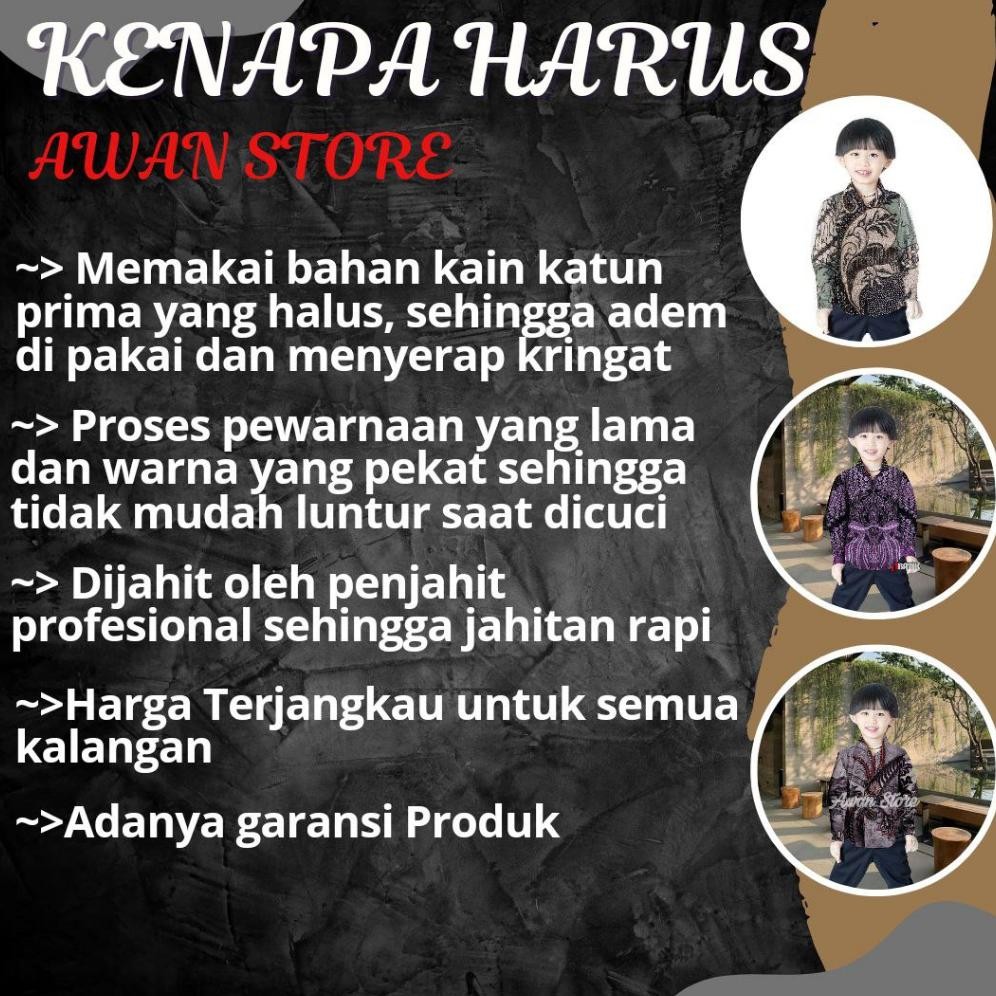 Original Terbaru Kemeja Batik Ayah Dan Kemeja Batik Anak Cowok Batik Hijau Sage Green Gf21