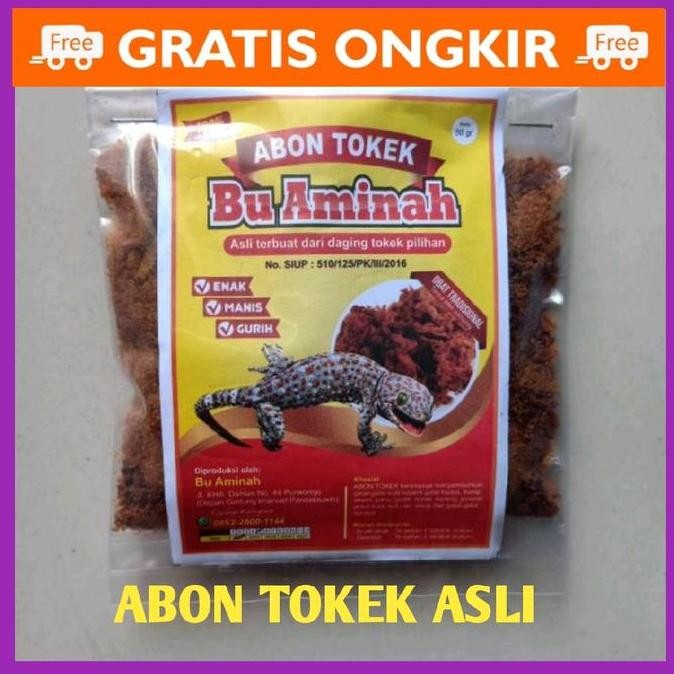 

JR26 abon tokek asli food makanan kering snack