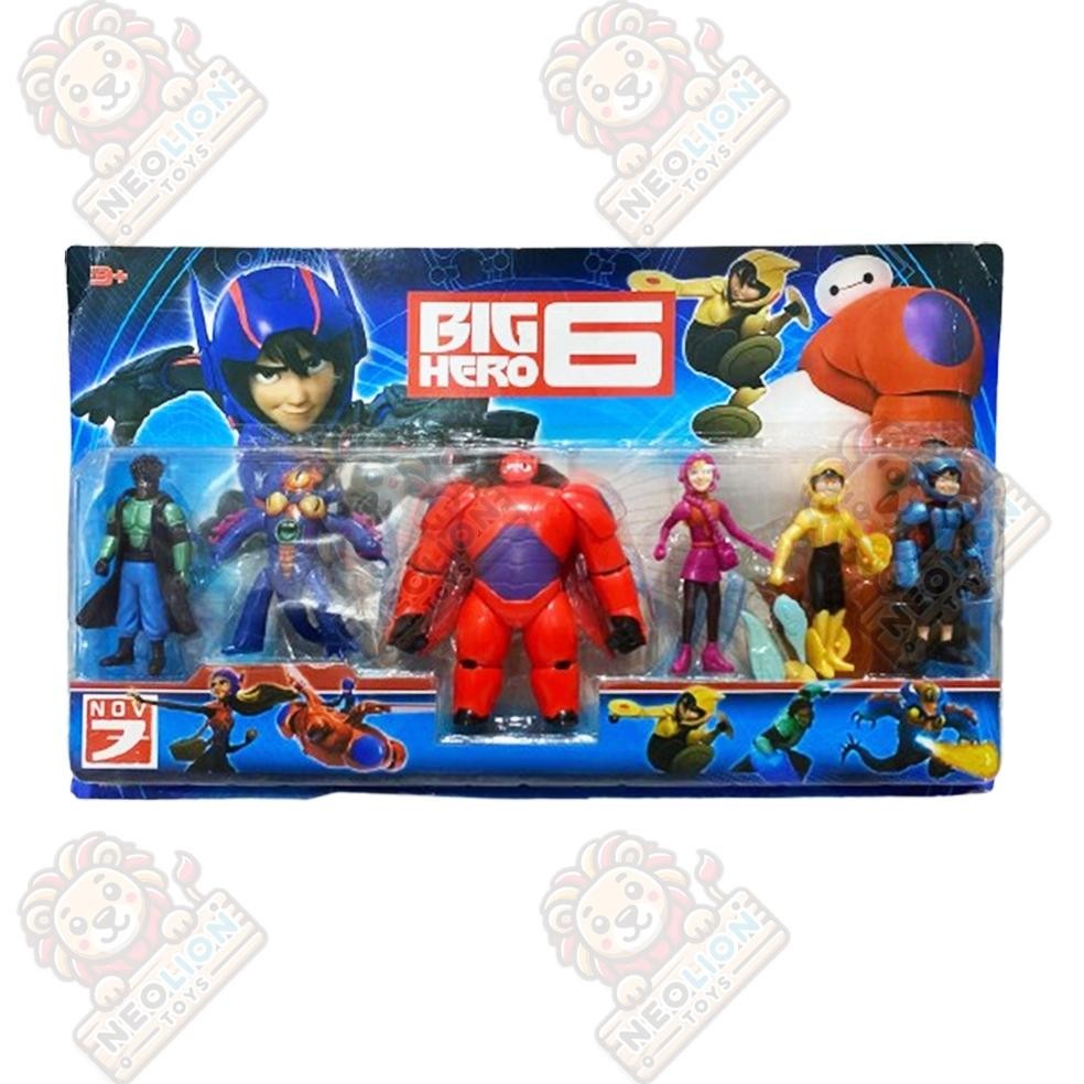 Mainan Anak Figure Big Hero 6 Baymax 6pcs 686668