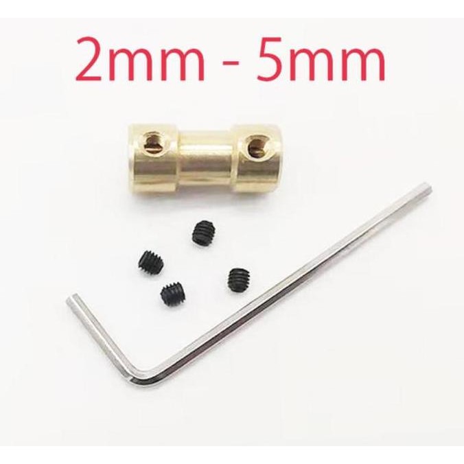 Drive Shaft 2-5Mm Connector Motor Coupling 2X5 Mm 2Mm - 5Mm Allshop