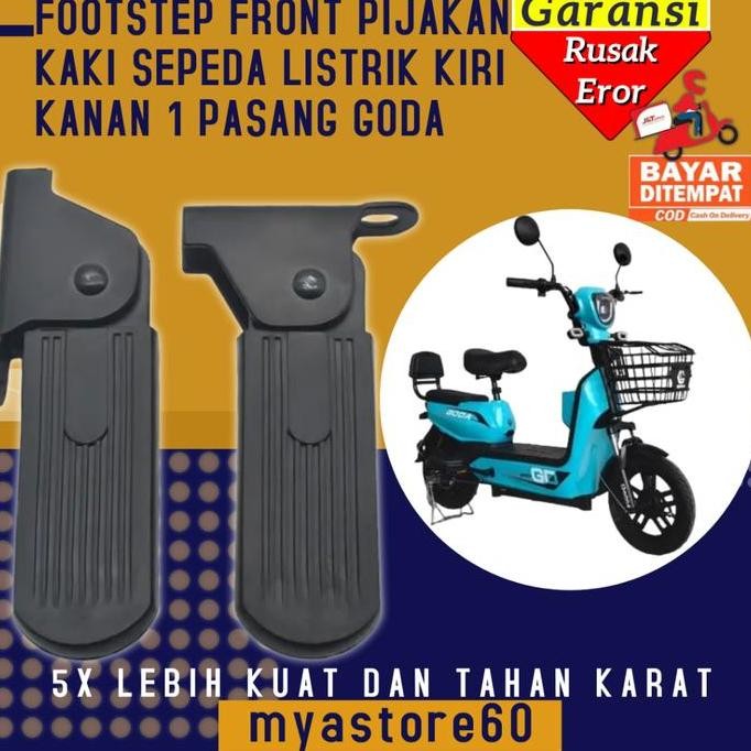Pijakan Kaki Depan injakan injekan foot step FootStep Front Sepeda Listrik Motor Listrik Scooter Scu