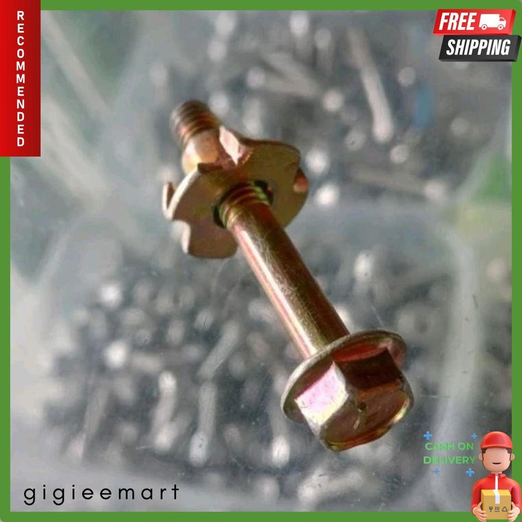 Wajib Punya Baut Flange Mur Cakar [Sepasang] Ukuran M6X40 / Tee Nut M6 / Mur Cakar M6 / Mur Tanam Ka
