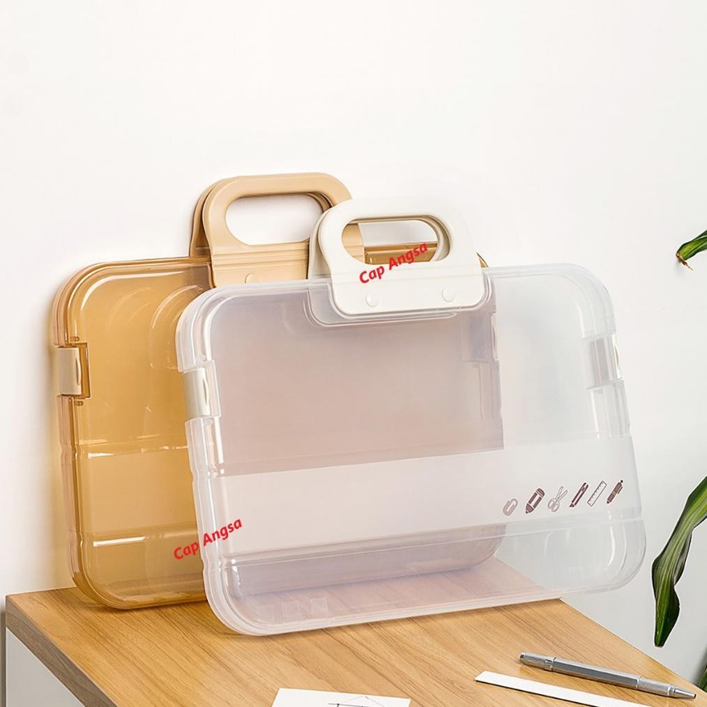 

MAP FOLDER TRANSPARAN TRAVEL DOCUMENT BAG FILE STORAGE ORGANIZER ANTI AIR DEBU KOTAK PENYIMPANAN BERKAS ARSIP