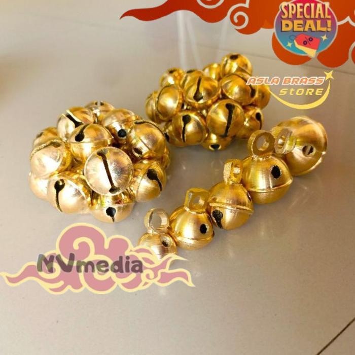 COD KRINCING JARANAN SATU KODI KRINCINGAN KUNINGAN KLINTING KERINCINGAN KUCING 20 PCS