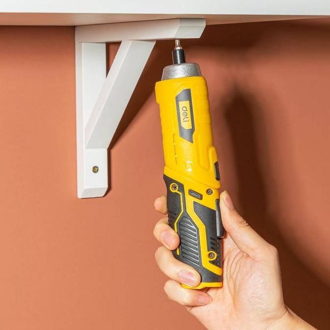 Deli Cordless Screwdriver / Bor Obeng Baterai Elektrik Portable 3.6V Kualitas Terbaik Harga Termurah