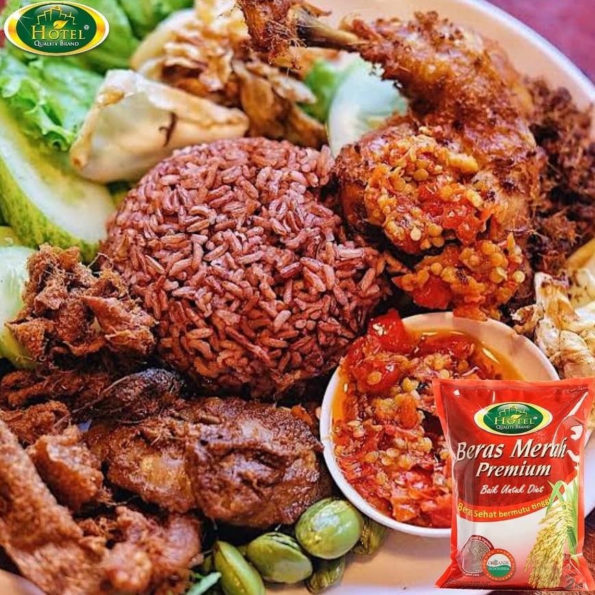 

Beras Hotel Merah Premium Organik 2 Kg Organic Red Rice