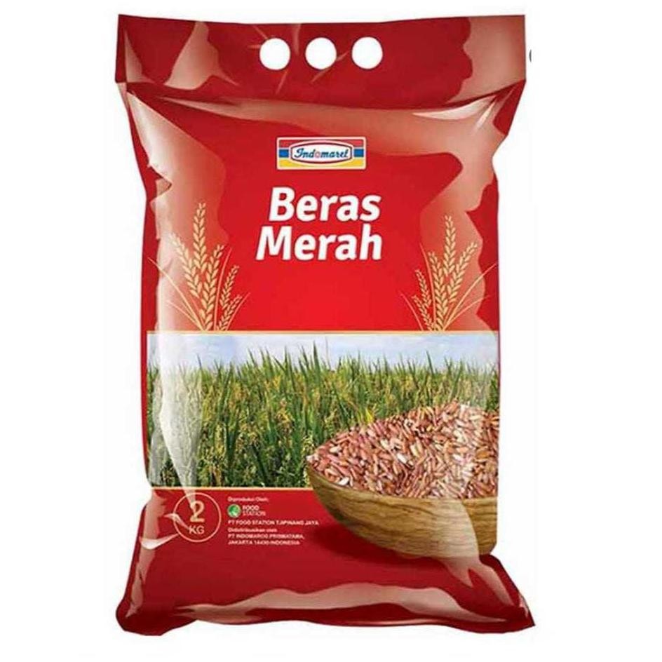 [ 2 Kilogram ] Beras Merah Food Station