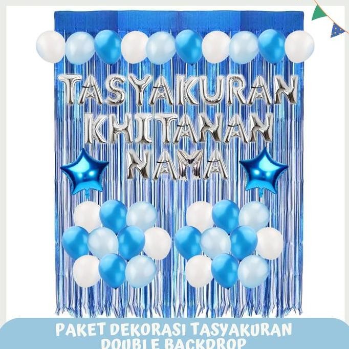 TERMURAH - Paket Dekorasi Tasyakuran Khitanan Anak / Khitan Anak