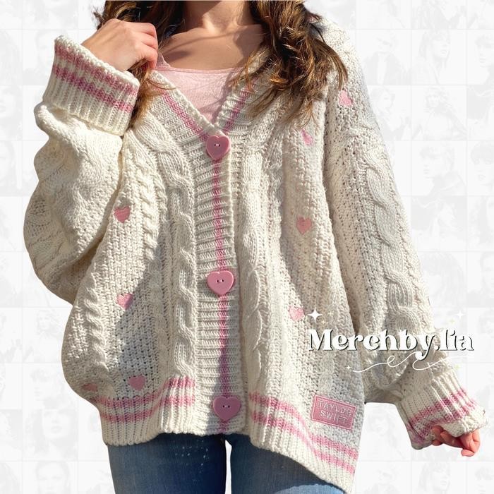 Taylor Swift Cardigan Dupe Folklore Evermore Red Merch