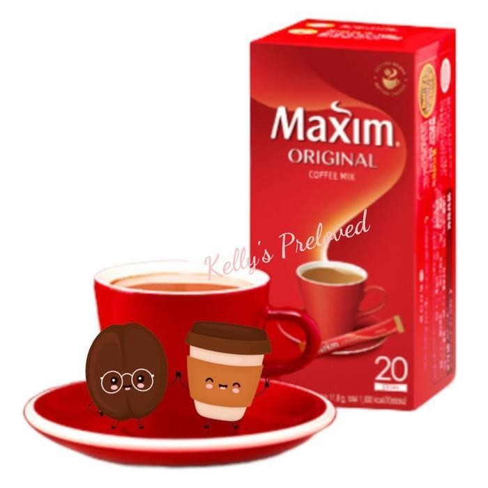 

Maxim Coffee Original Coffee Mix 20 Sticks | Kopi Korea 236 Gram