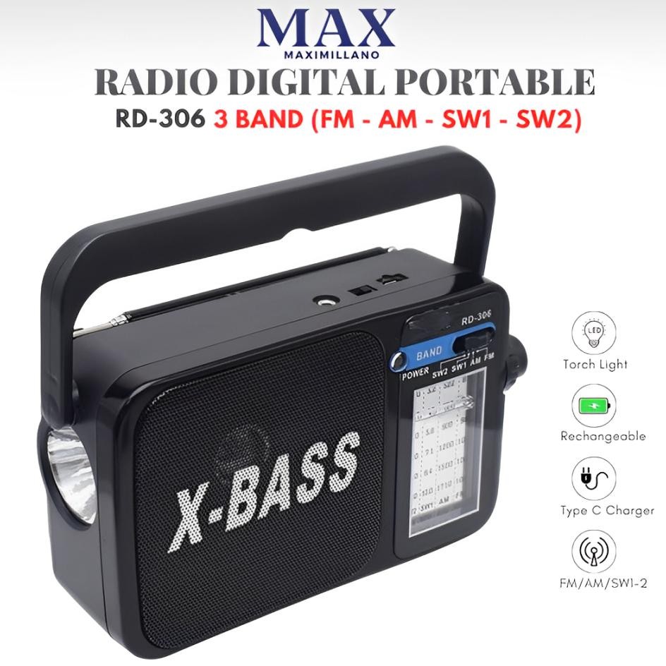 RADIO JADUL KLASIK CAS CASAN dan BATERAI / RADIO PORTABLE USB 3 BAND (FM-AM-SW)/RADIO PORTABLE AC ke