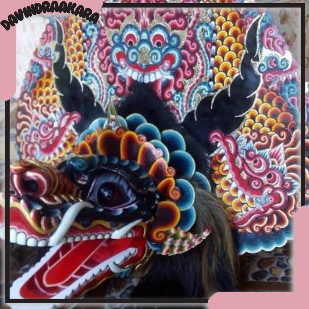 K3- 18 Barongan anak barongan barongan murah jaranan kediri Terbaru barongan spon devil Mainan anak 