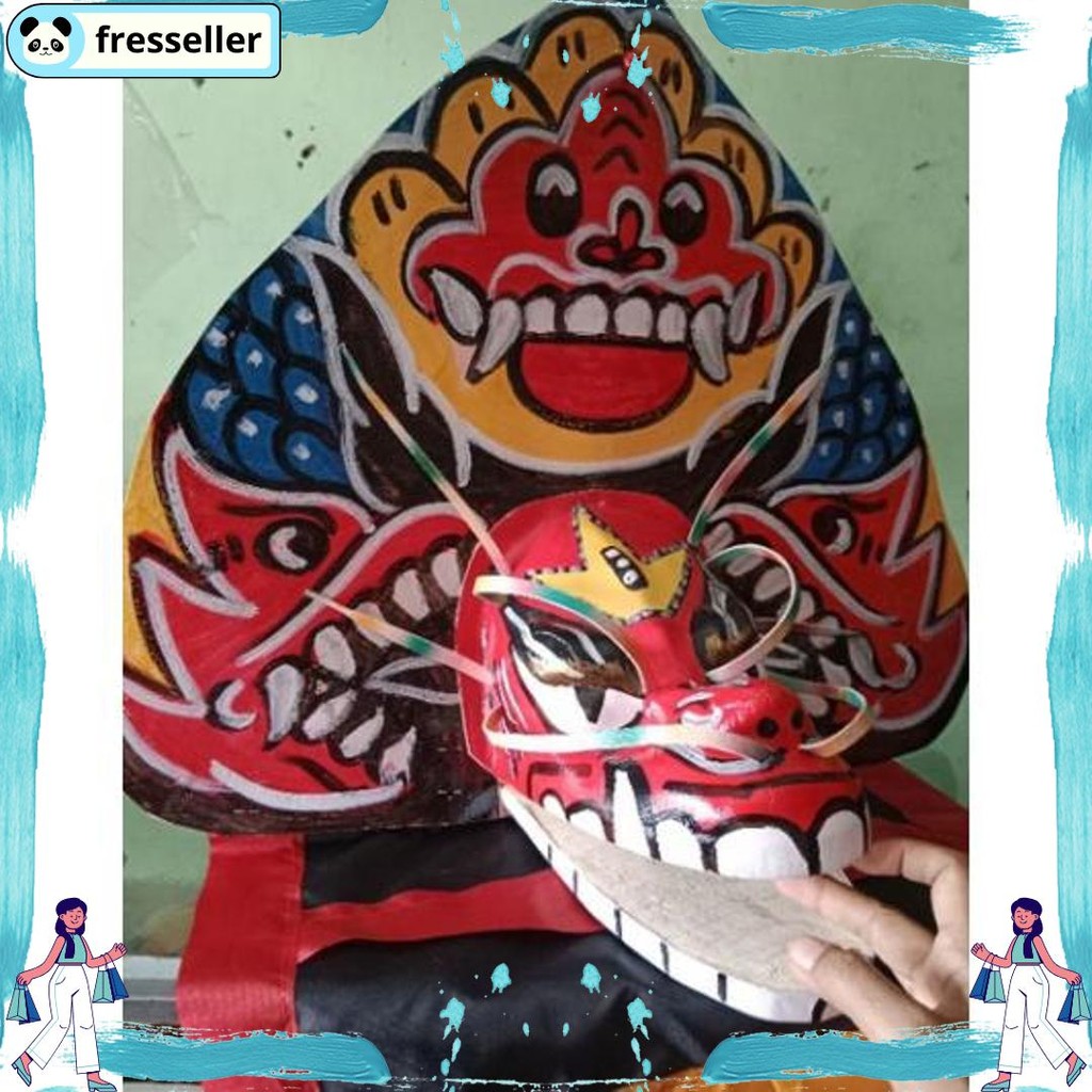 PREMIUM BARONGAN PLIPIT ROMO MAINAN ANAK TAMBUR barongan asli ponorogo barongan PLIPIT Barongan Anak