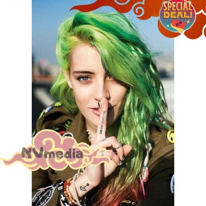Offer Discount Colore Fresco Joker  Cat Rambut Hijau Neon Bahan Dasar Air Tanpa Tambahan Developer