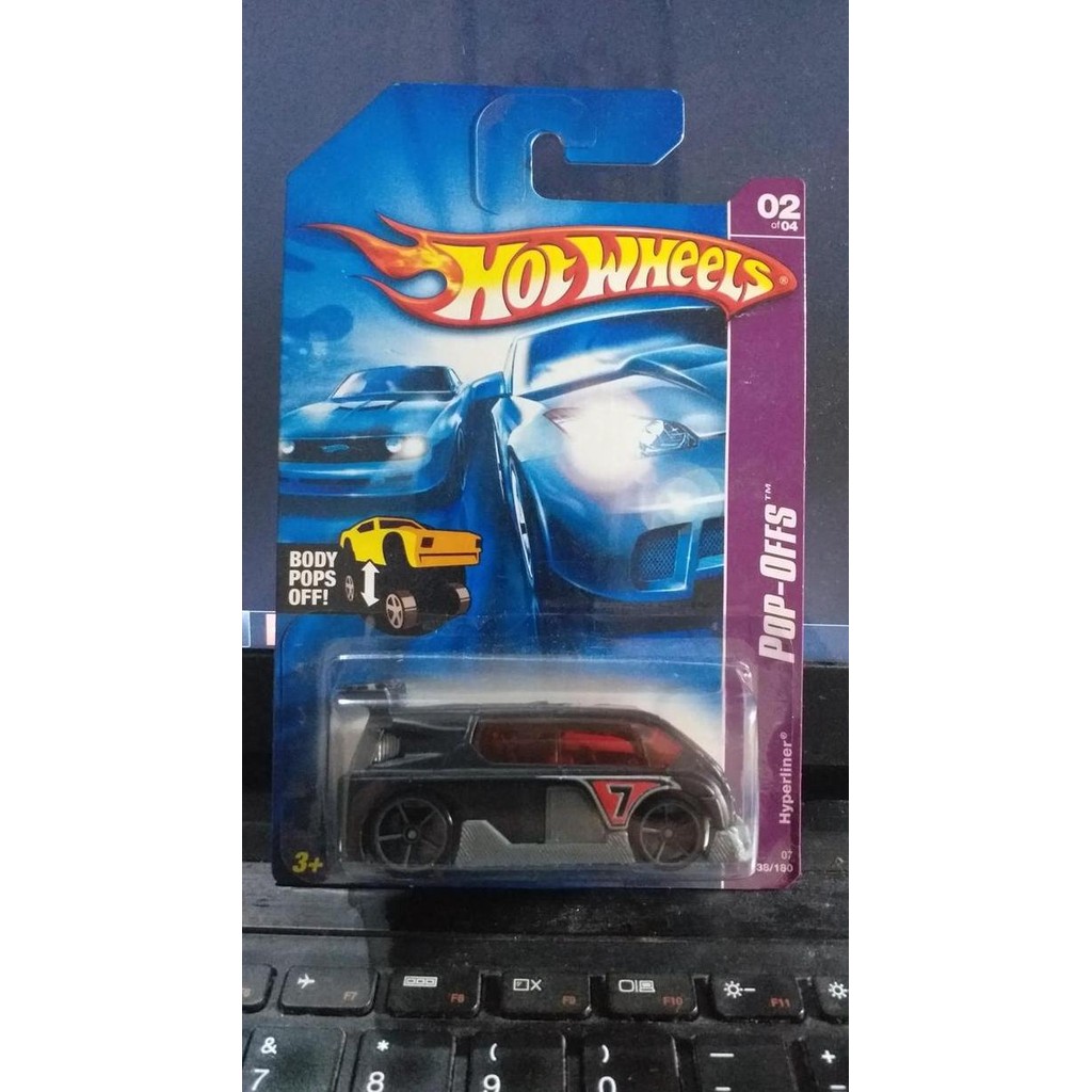 HOT WHEELS HYPERLINER HITAM