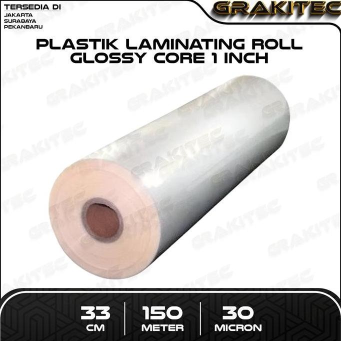 

PROMO - Grakitec Plastik Laminating Panas Roll cm x 0 m x 2 / 0 mic Glossy / Doff Low Temperature ( untuk mesin Laminating laminasi panas roll )