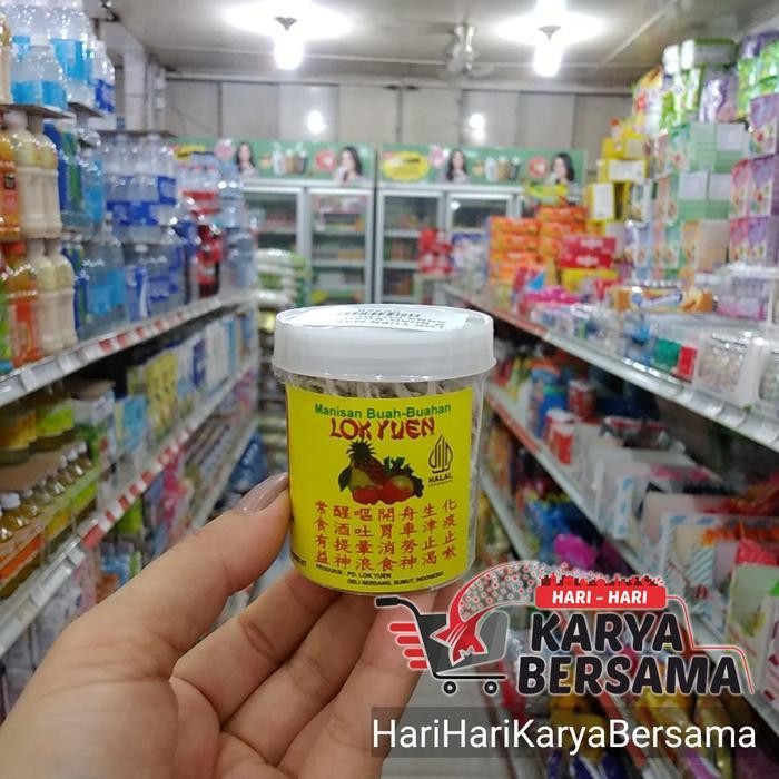 

ES LOK YUEN MANISAN BUAH-BUAHAN KERING WARNA PUTIH 45GR