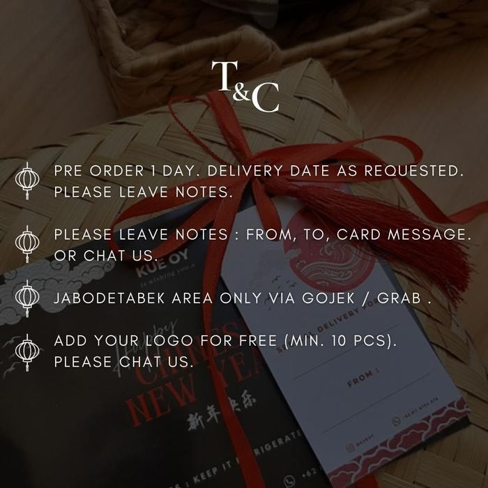 

ES CNY Hampers Imlek / Parsel Sincia / Lunar Parcel / Coklat - Rum Balls