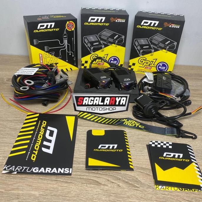 BEBAS ONGKIR - Duromoto GP1 + Saklar + Relayset Duromoto Original Duromoto
