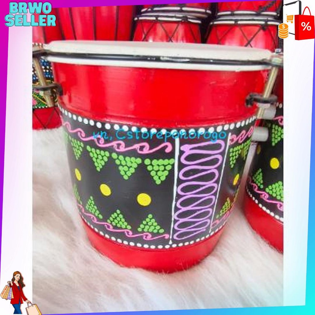 KENDANG DANGDUT / ketipung dangdut / tipung / ketipung / alat musik K3- 9