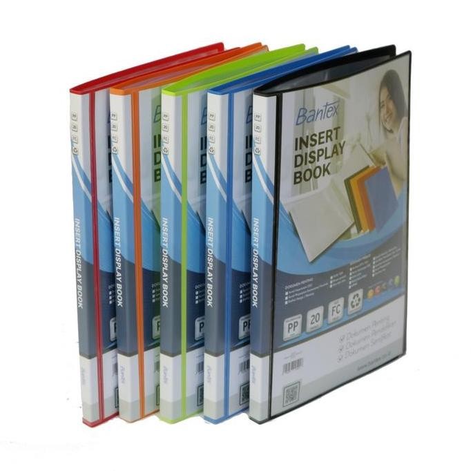 

TERMURAH - Bantex Insert Display Book PP Folio/F4 40 pocket - 8I