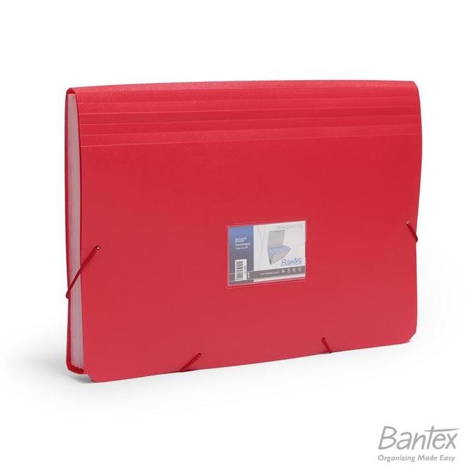 

PROMO - Bantex Expanding File PP Folio Red #60 09