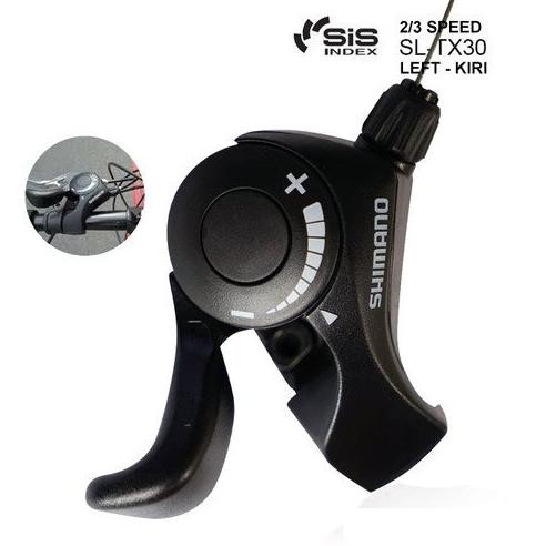 Premium Shifter 3 Speed Kiri Shimano Sl-Tx30 Sis Index Operan Gigi Sepeda Lipat Xc Gunung No Altus A